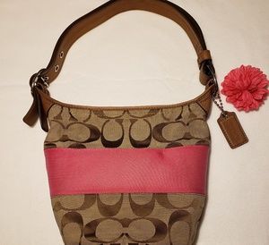 COACH SIGNATURE RUGBY DUFF PURSE BAG